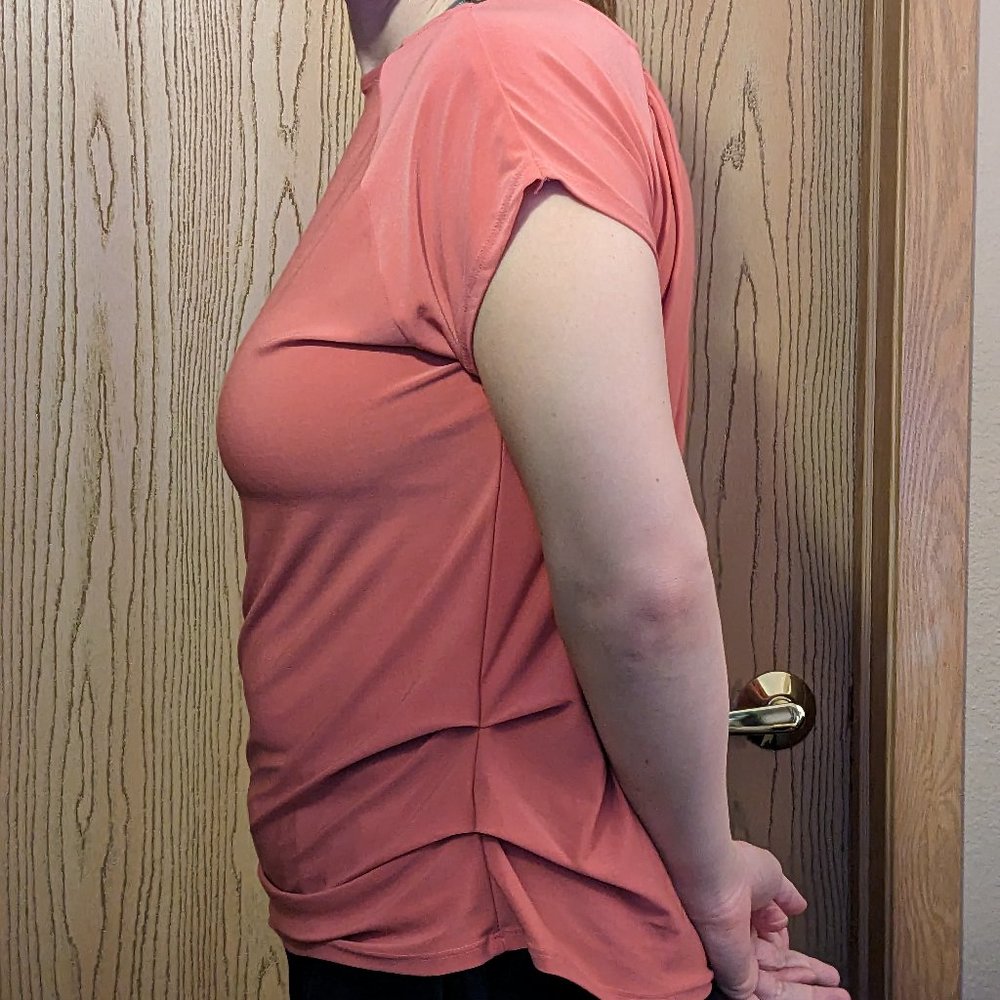 Coral Blouse